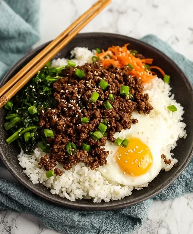 Korean Ground Beef Bowl (25-Minutes)