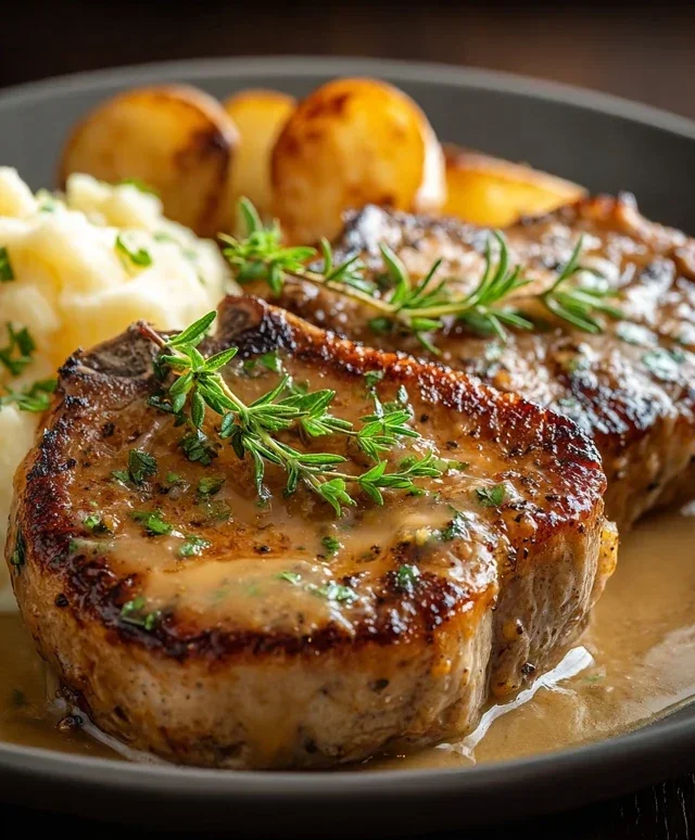 Slow Cooker Ranch Beef Chops