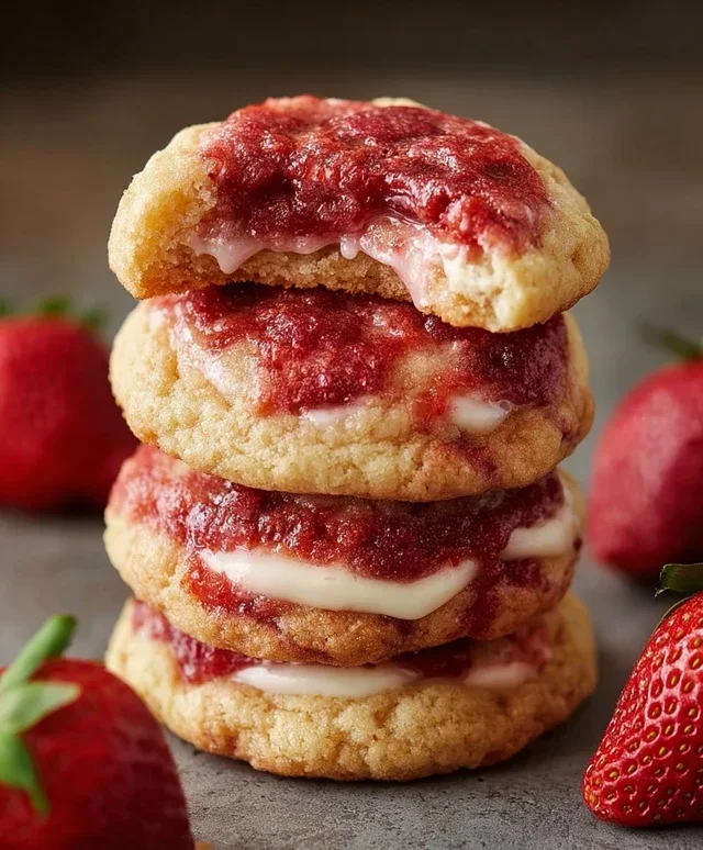 Strawberry Cheesecake Cookie