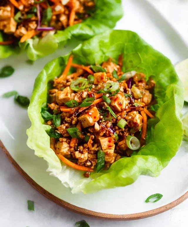 Tofu Lettuce Wraps