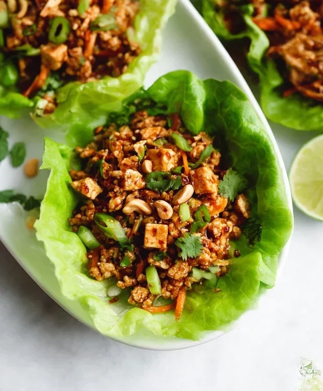 Tofu Lettuce Wraps