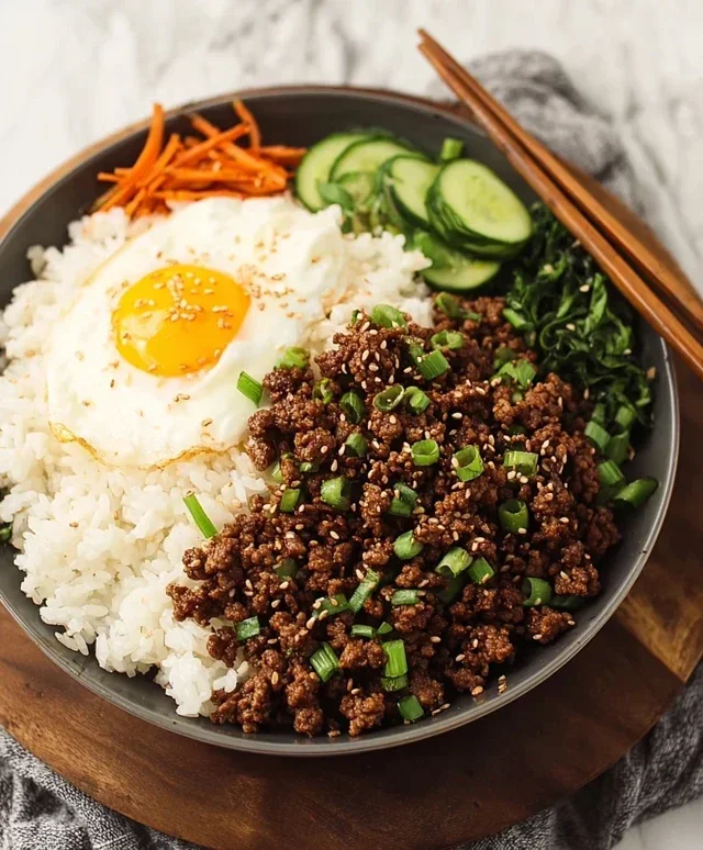 Korean Ground Beef Bowl (25-Minutes)