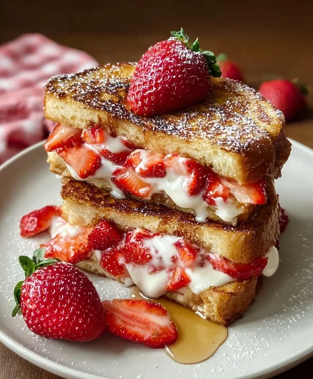 Strawberry Cheesecake French Toast