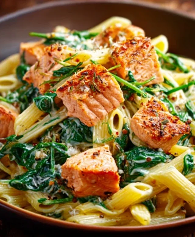 Salmon Spinach Pasta Dish: A Delicious and Nutritious Recipe to Try Today